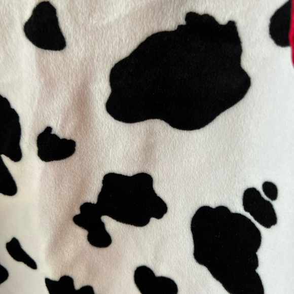 Kids Red and Black Cow Print Shirt - Picture 4 of 5
